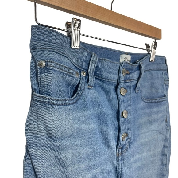 J. Crew 10’’ Billie Demi Boot Crop Jeans in Light Wash Size 28 - Picture 6 of 16
